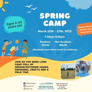 Spring Camp at New Port Richey Recreation and Aquatic Center