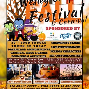 Wesley Chapel Fall Festival and Carnival at Tampa Premium Outlets
