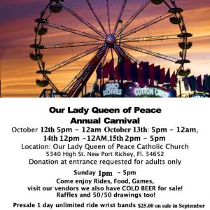 Our Lady Queen of Peace Fall Festival