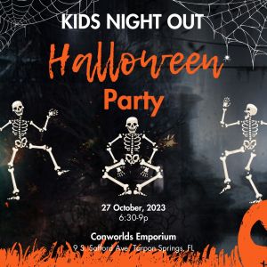 Conworlds Emporium Kids Night Out Halloween Party