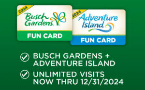 Busch Gardens Fun Card