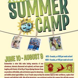 Tarpon Springs Recreational Center - Summer Camp