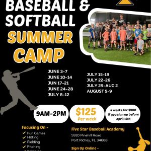 Five Star Baseball Academy - Summer Camp