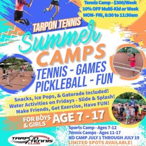 Tarpon Tennis Club Summer Camps