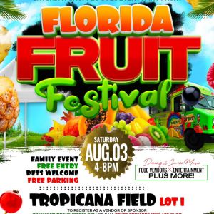 Tropicana Field Bounce Back to School Florida Fruit Fest