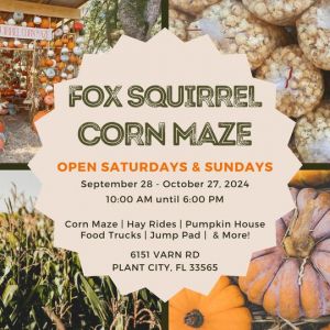 Fox Squirrel Corn Maze and Pumpkin Patch