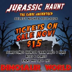 Dinosaur World Halloween Events