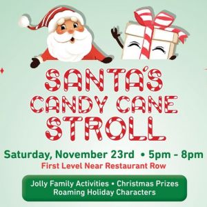 Countryside Mall Santa Candy Cane Stroll