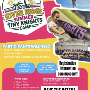 Tiny Knights Cheer Camp