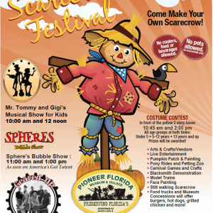 Pioneer Florida Museum and Village Scarecrow Festival