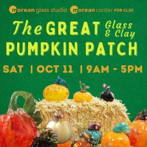 Morean Glass Studio Glass Pumpkin Patch