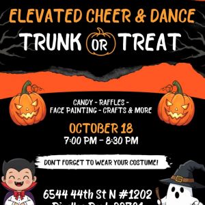 Elevated Cheer and Tumble Trunk or Treat