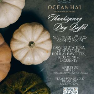 Ocean Hai Thanksgiving Day Buffet