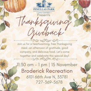 City of Pinellas Park Thanksgiving Giveback