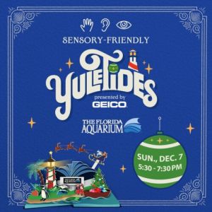 Florida Aquarium Sensory Friendly Yuletides