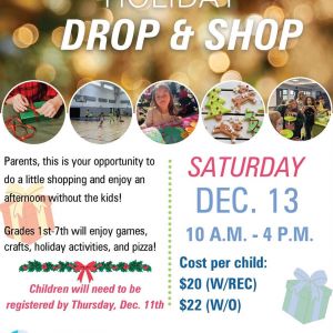 Countryside Recreation Center's Holiday Drop and Shop