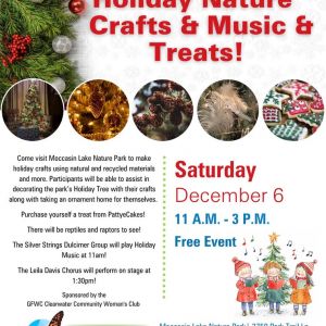 Moccasin Lake Holiday Nature Crafts and Music