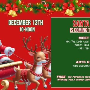 Paradise Restaurant- Santa is Coming to Paradise