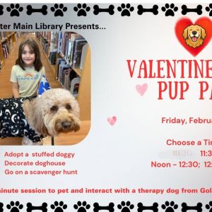 Clearwater Main Library Valentine's Day Pup Pals