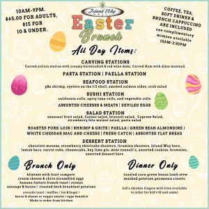 Island Way Grill Easter Brunch