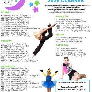 Dreamer's Dance Company Summer Classes