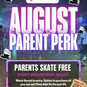 Astro Skate of Tarpon Springs August Parent Perk